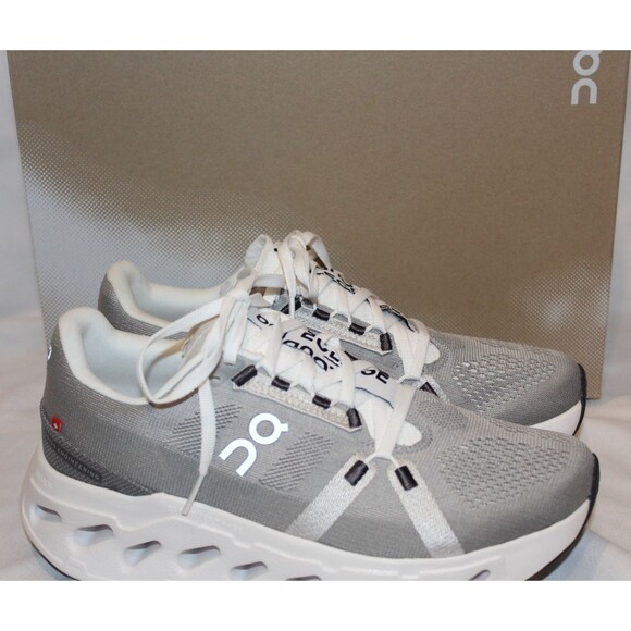 ON CLOUD WOMEN'S CLOUDECLIPSE RUNNING SHOES SNEAKERS ALLOY WHITE NIB $180 - Picture 4 of 9